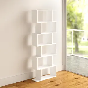 Geena Bookcase White