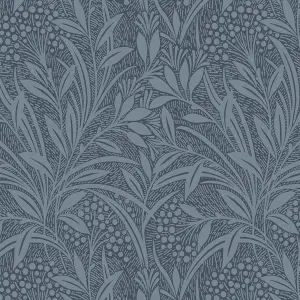 Laura Ashley Barley Dusky seaspray Leaf Smooth Wallpaper Sample