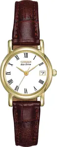 Citizen Eco-Drive Ladies' Strap With White Dial EW1272-01B