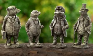 Miniature Character Ornaments from Wind in the Willows