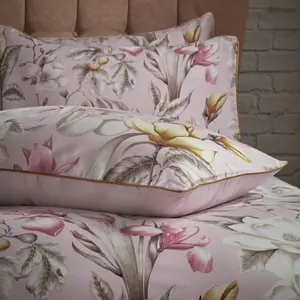 EW by Edinburgh Weavers Lavish Floral Cotton Sateen Duvet Cover Set