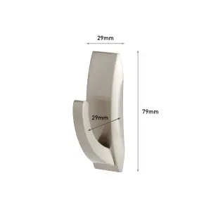 3M Command Modern Reflections Medium Bath Hook (Holds)1.3kg