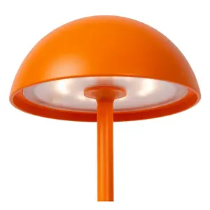 Lucide Joy Retro Table Lamp Outdoor 12cm - LED Dim. - 1x1,5W 3000K - IP54 - Orange