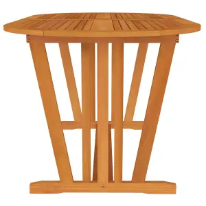 Berkfield Garden Table 160x85x75 cm Solid Wood Eucalyptus