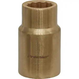 Premium 13mm Non-Sparking WallDrive Socket with 1/2 Inch Square Drive in Beryllium Copper