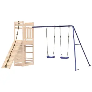 Berkfield Outdoor Playset Solid Wood Pine