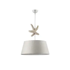 Luminosa Stellina Starfish Cylindrical Pendant Ceiling Light, E27