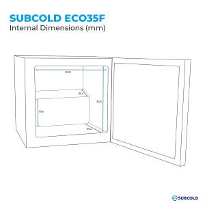 Subcold Eco35F Mini Freezer White