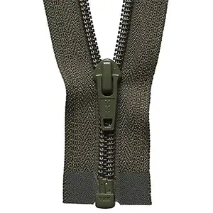 NYLON O/E ZIP 81CM - Nylon Open End Zip: 81cm: Khaki - YKK