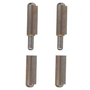 2 Pack Lift Off Bullet Hinge Weld On Brass Bush 16x120mm Heavy Duty Industrial