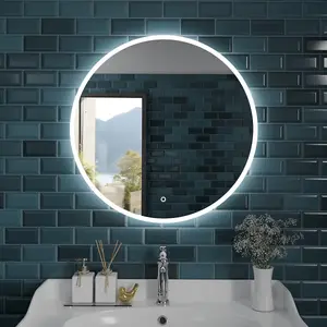 Harper & Harlow 800x800 Aquila LED Illuminated Round Bathroom Mirror