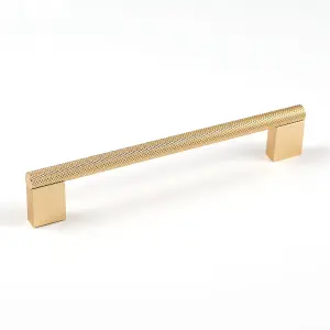 160mm Brass Knurled Cabinet Handle Textured Gold Boss Cupboard Door Drawer Pull Wardrobe Furniture Replacement