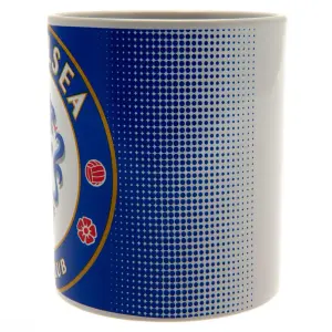 Chelsea FC Large Crest Mug Blue/White (One Size)