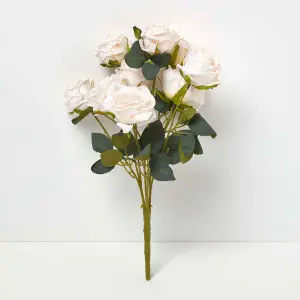 Homescapes Artificial Bouquet of Ivory Roses