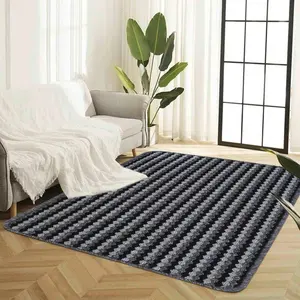 Eden Non Slip Washable Dirt Trapper Indoor Doormat - Kitchen Mats - Floor Mats - Anthracite 120x180 cm