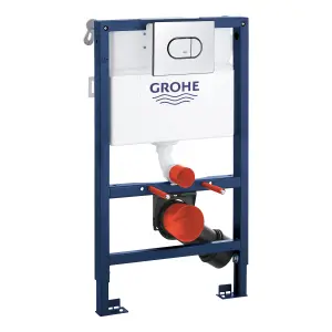 Grohe Solido Blue Concealed Wall-mounted Dual Toilet Cistern frame set (H)82cm