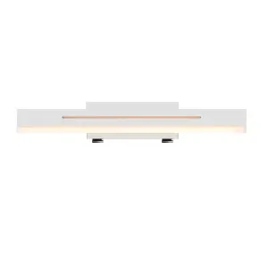 Nordlux Otis 40 Bathroom Shower Room Wall Light in White 40cm Width