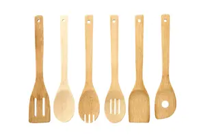 Essentials by Premier Aleki 6pc Bamboo Kichen Utensil Set