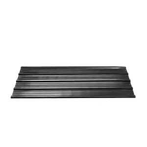 12pcs Steel Corrugated Panels  12 Steel Panels, Charcoal Black