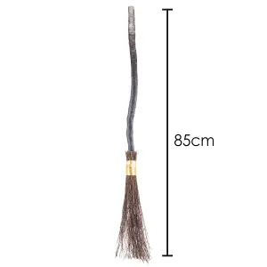 Witches Broom Halloween Prop Costume Accessory for dressup 85cm