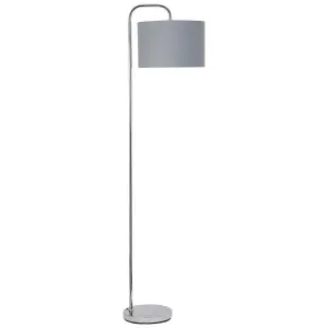 First Choice Lighting Chrome Arched Floor Lamp Base Only