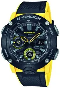 G-Shock GA-2000-1A9ER Men's Carbon Core Black Resin Strap Watch