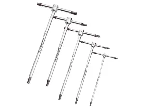 Facom T-Handle Metric Hexagon Key Set, 5 Piece