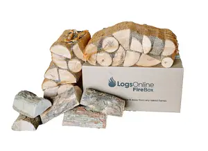 Kiln Dried Birch Hardwood Logs 24 x 20KG Boxes