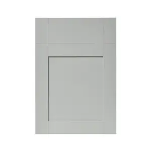 GoodHome Alpinia Painted Matt grey wood effect Shaker Door & drawer 500mm