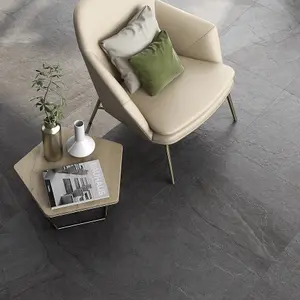 Comet Argent 600x 600 textured matt porcelain tile