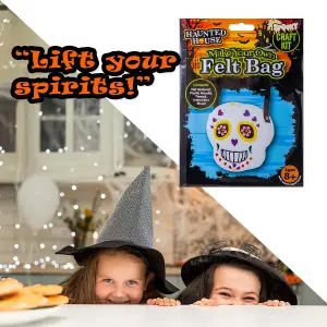 Halloween Felt Bag Kit Accessory Halloween Party, Trick or Treat 22cm Witch