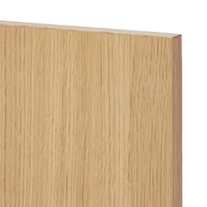 GoodHome Verbena Natural oak shaker Standard Base Clad on base panel (H)900mm (W)610mm