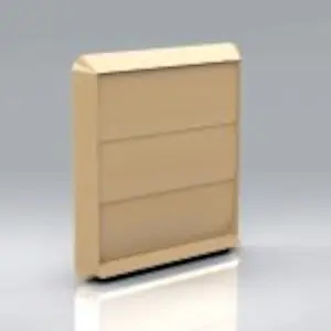 100mm Gravity Outlet Beige 4" Spigot