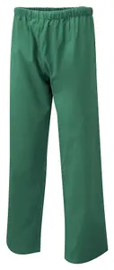 Uneek - Unisex Scrub Trouser - 65% Polyester 35% Cotton - Emerald - Size XS