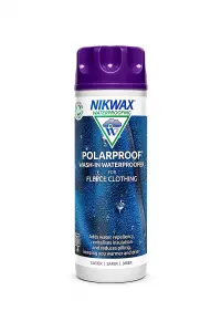 Nikwax POLAR PROOF Wash-in Waterproofing for Fleece, Ski Wear, Wool & Fibre-pile, Ads Water Repellency 300ml