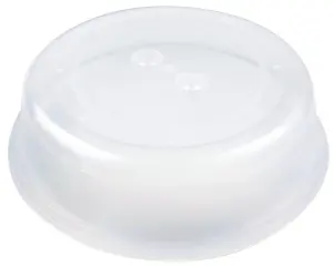 Good2Heat Microwave Cookware Clear Round Plastic Non-Stick Dishwasher Safe Vented Plate Cover 27cm