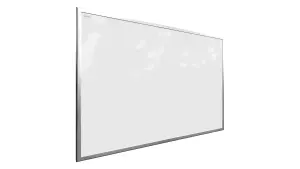 ALLboards Whiteboard dry erase magnetic surface, silver wooden frame 90x60 cm