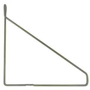 GoodHome Arama Copper effect Steel Hairpin Shelving bracket (H)210mm (D)210mm