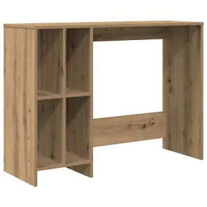 Berkfield Desk Artisan Oak 102.5x35x75 cm Engineered Wood