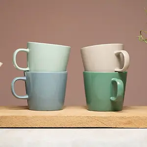 Siip Set of 4 Cool Stoneware Mugs