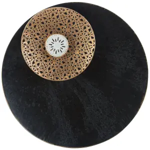 Wall Decor RUBIDIUM Metal Black