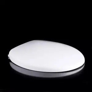 Luxury Bathroom Toilet Seat Soft Close White Seats Anti Slam WC Home Heavy Duty