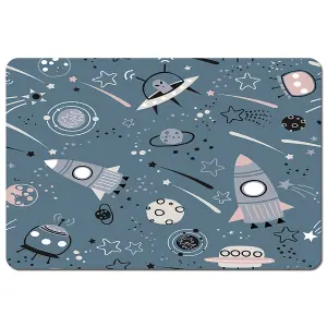 spaceships and planets with stars (Placemat) / Default Title