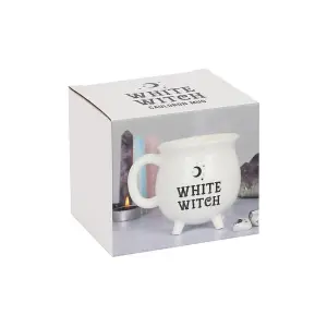 Something Different White Witch Cauldron Mug White/Black (One Size)