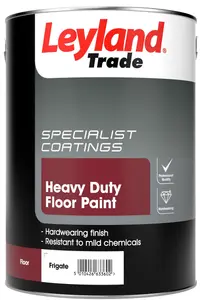 Leyland Trade Heavy Duty Floor Paint  - 5 Litre - Frigate