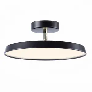 Nordlux DFTP Kaito 2 Pro 30 Indoor Living Dining Kitchen Bedroom Ceiling Light In Black (Diam) 30cm