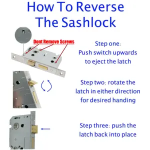 EAI Bathroom Lock 80mm / 57mm Backset BLACK for Internal Wooden Bathrooms Accepts 5mm Square Spindle CE UKCA & Fire Door Approved