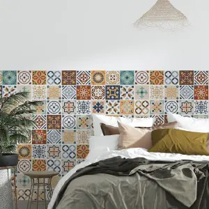 Walplus Rabat Mediterranean Combo Tile Stickers