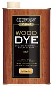 Colron Refined English light oak Matt Furniture Wood dye, 500ml