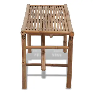 Berkfield Folding Garden Bench 118 cm Bamboo